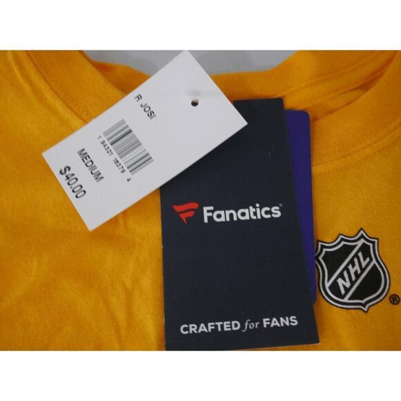 Roman Josi Nashville Predators Fanatics Authentic Player Name & Number T-Shirt M - Picture 5 of 10
